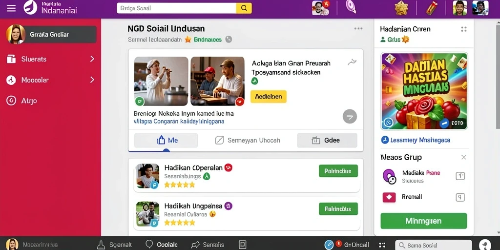 Beragam karakter dan avatar yang bisa dipilih.