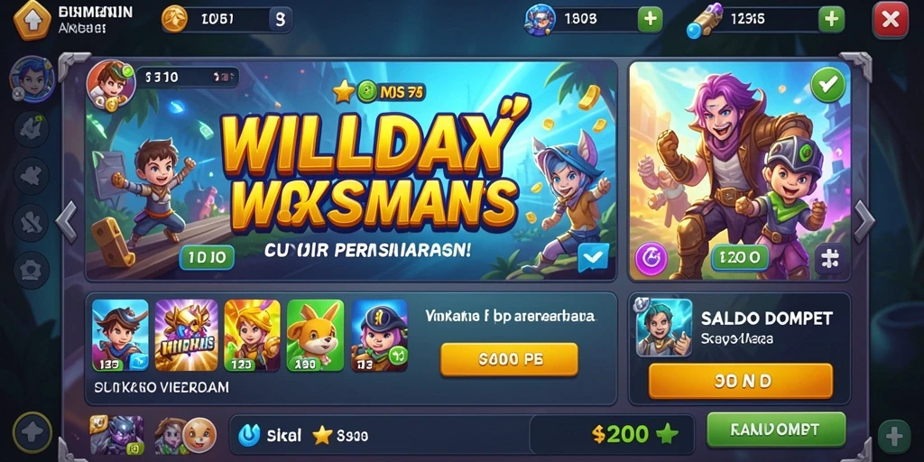 Screenshot menunjukkan penawaran bonus menarik untuk pengguna baru.